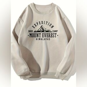 Unisex Mount Everest Expedition Beige Sweater